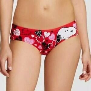 Briefly Stated Peanuts Snoopy Valentine Hipster Size XSmall